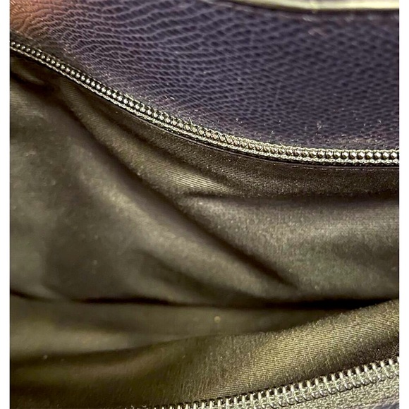 Coach Metropolitan Perry Blue Leather Laptop Bag Large - Picture 11 of 16